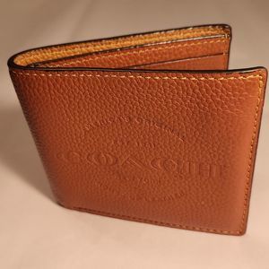 Coach Brown Leather Bifold Wallet